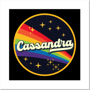 Cassandra // Rainbow In Space Vintage Style Posters and Art